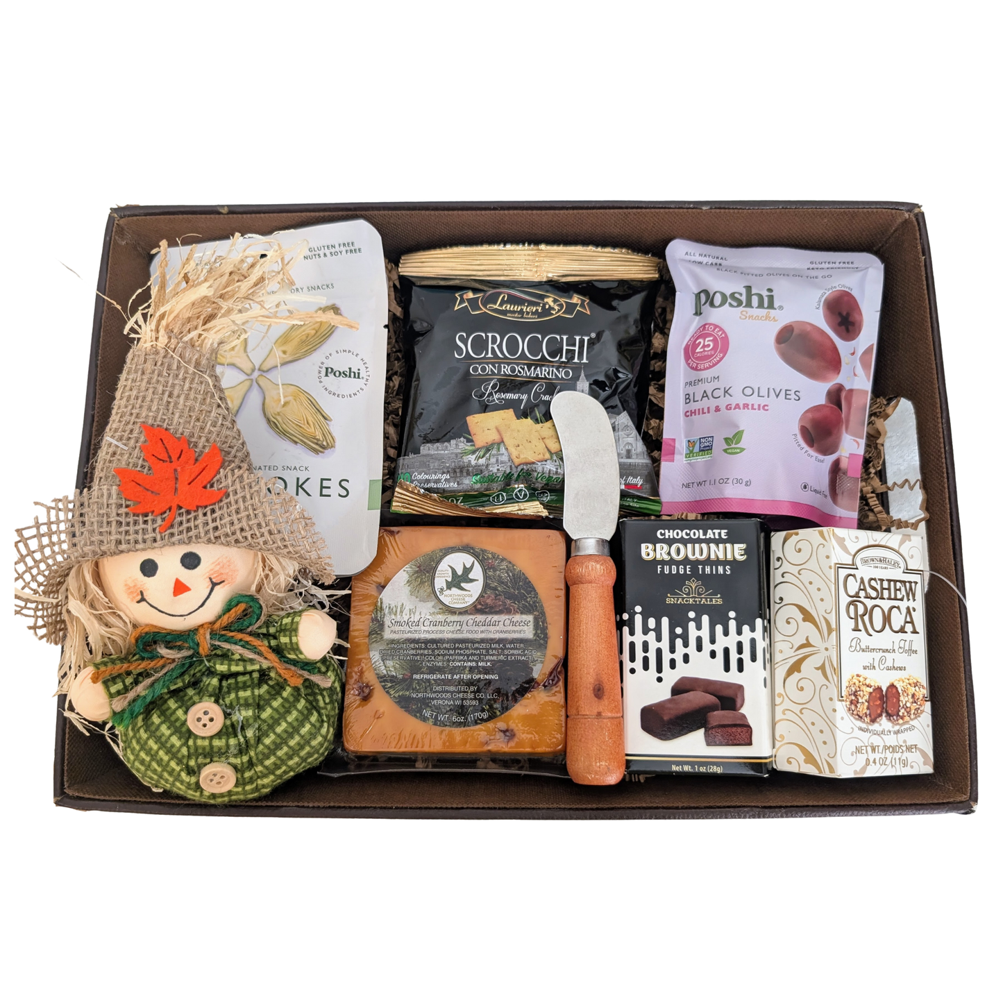 Thanksgiving Gift Baskets - Cheese & Gourmet Snacks Tray