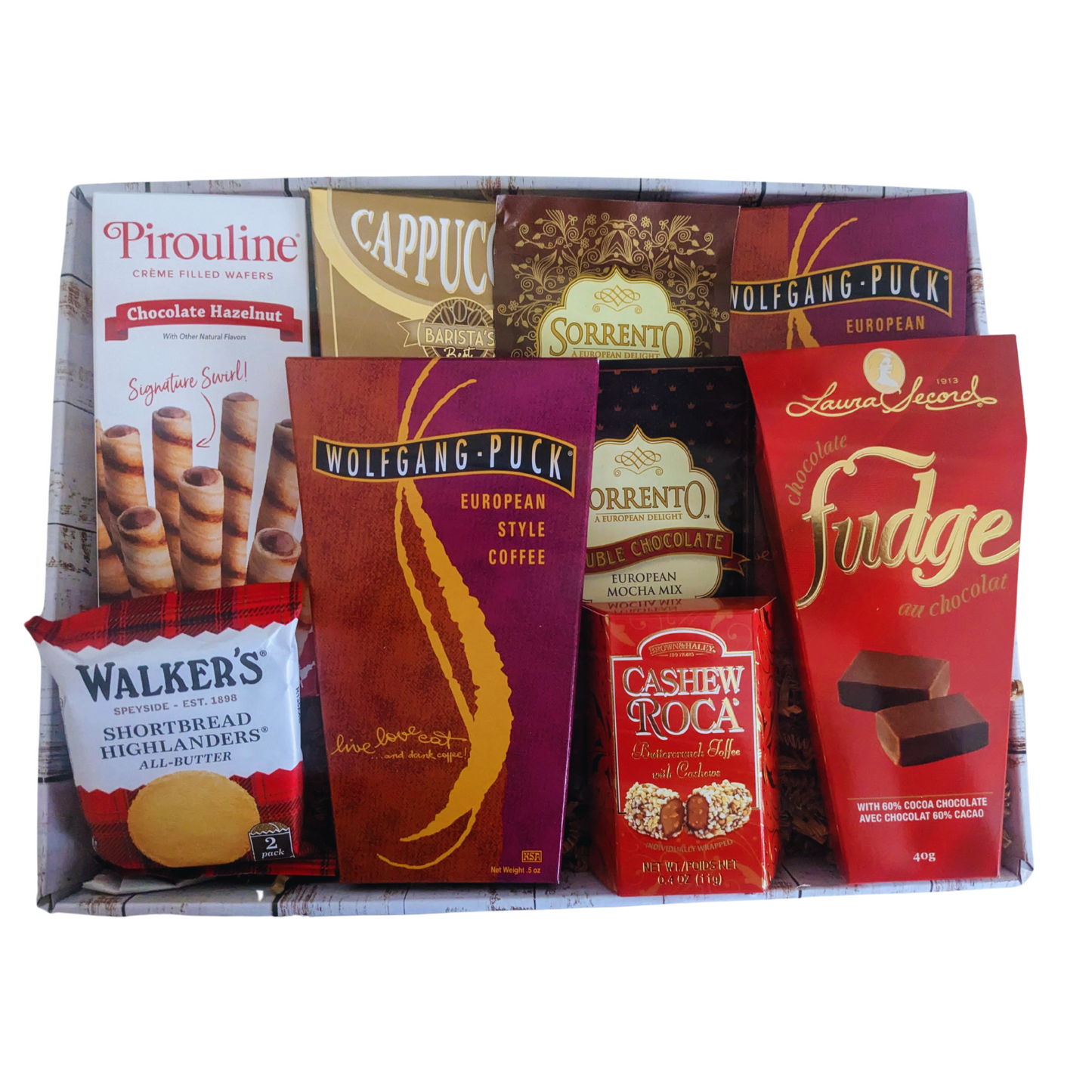 Mother's Day Coffee Gift Basket with Chocolate, Cookies, Gifts for Mom