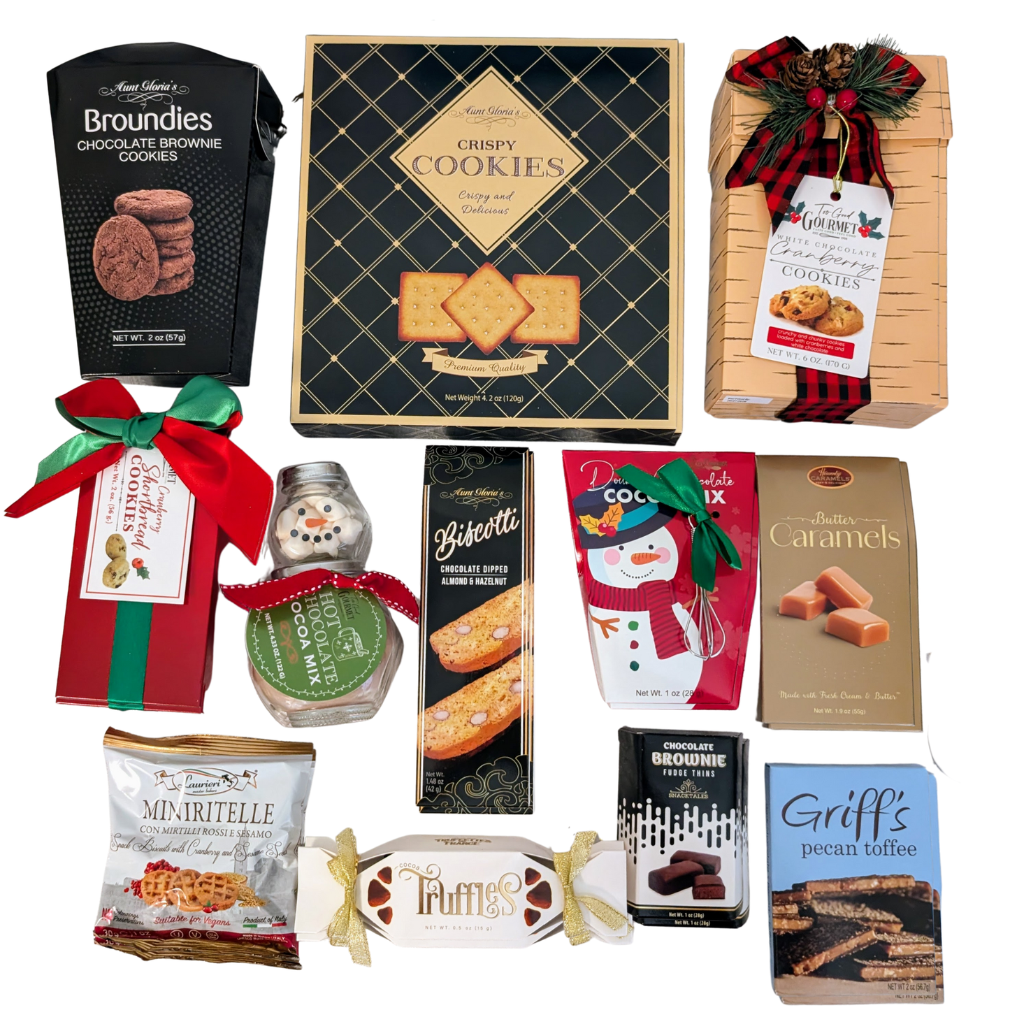 Elegant Faux Leather Cookies, Chocolate & Cocoa Gift for Thanksgiving, Christmas, Holiday Gifts