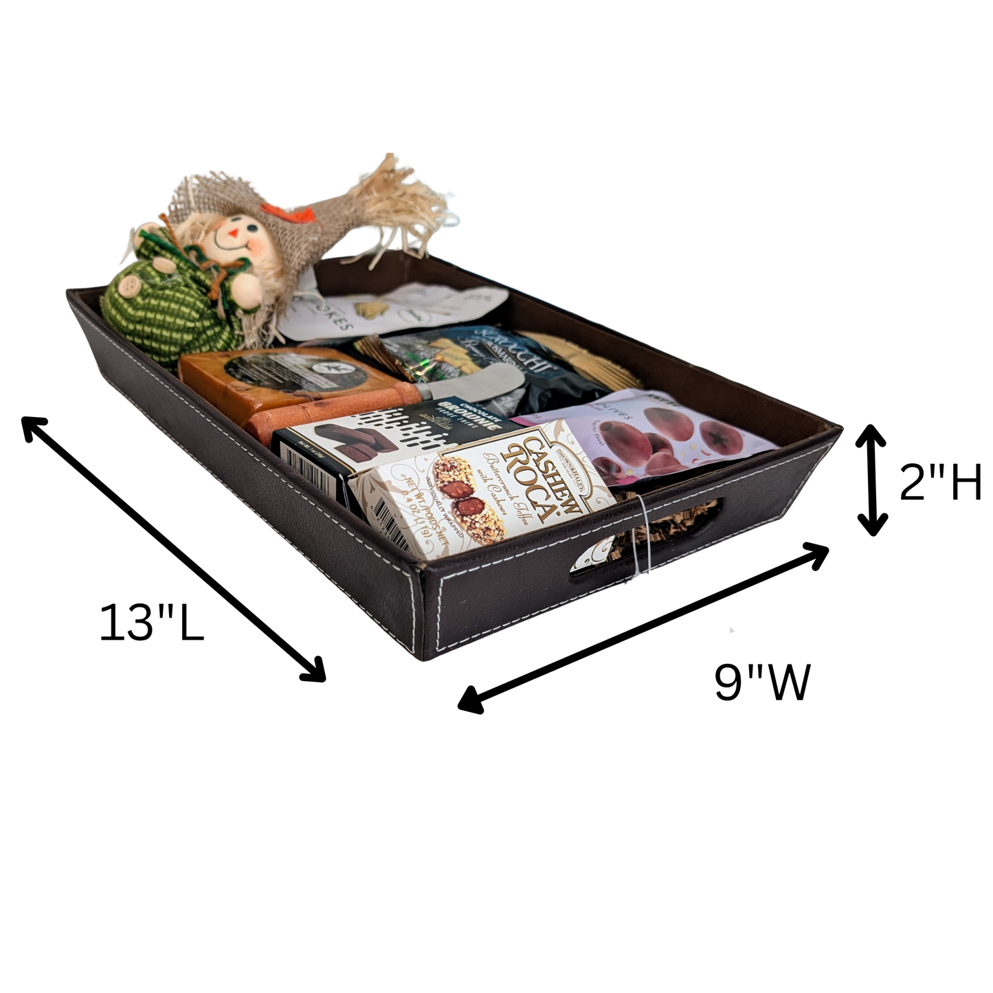 Thanksgiving Gift Baskets - Cheese & Gourmet Snacks Tray