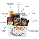 Thanksgiving Gourmet Gift Basket with Sweet & Savory Delights