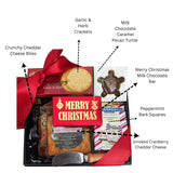 Merry Christmas Gourmet Cheese & Chocolates Gift Box