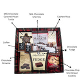 Merry Christmas Chocolate Cookies & Coffee Gift Box