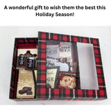 Merry Christmas Chocolate Cookies & Coffee Gift Box