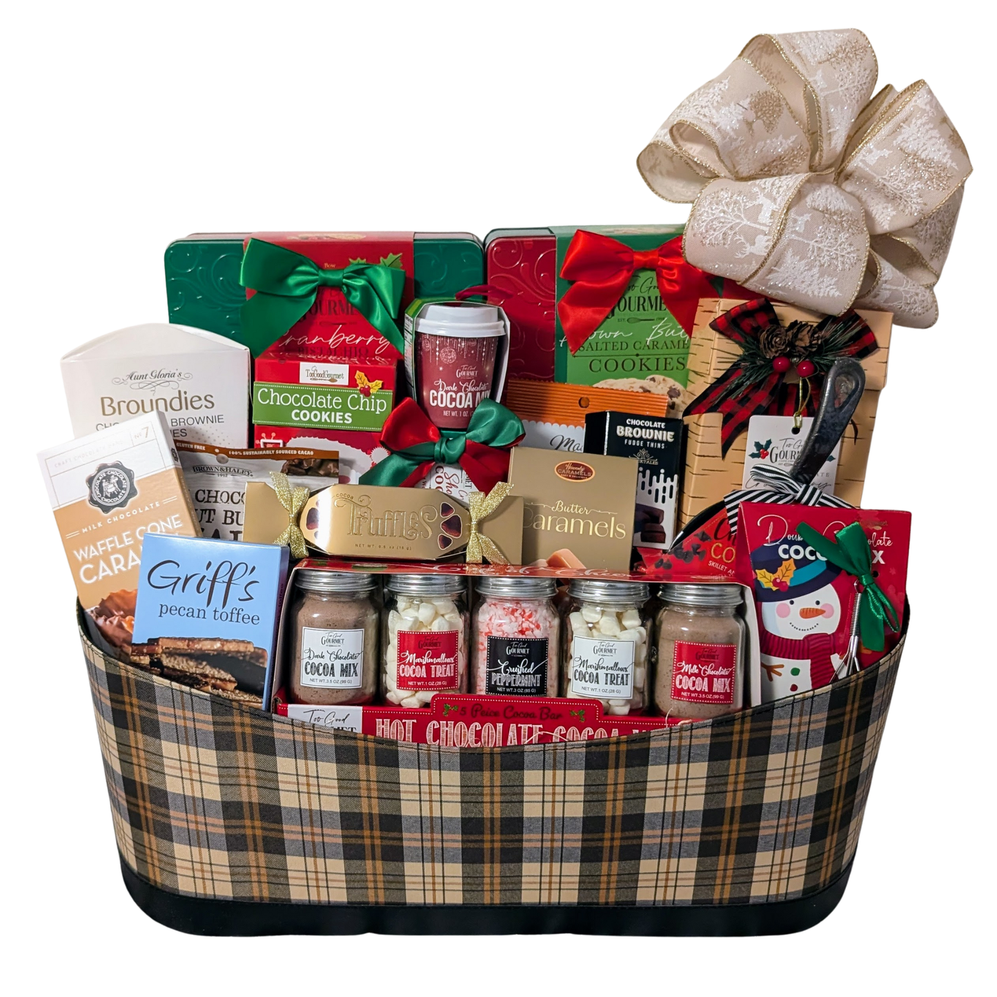 Fanciful Holiday Extra Large Gourmet Gift Basket - Christmas and Holiday Gifts