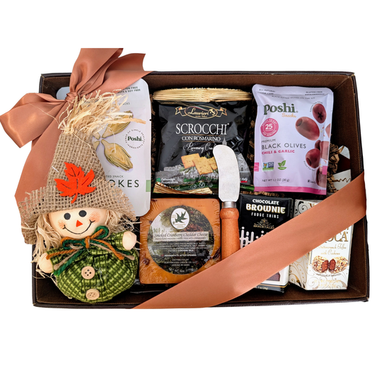 Thanksgiving Gift Baskets - Cheese & Gourmet Snacks Tray