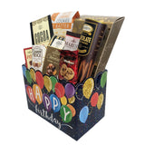 Happy Birthday Gift Basket - Chocolates & Cookies Gift Box