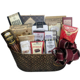 Luxury Gourmet Delights - All Occasion Chocolate, Cookies and Coffee gift basket - Fall & Holiday Gifts