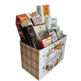 Thanksgiving & Fall Gift Basket with Cookies, Caramels & Chocolates