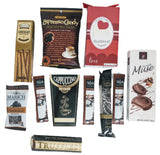 Coffee Lover's Heart themed Gift Basket with Coffee Mug