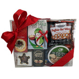 Christmas & Holiday Sweet & Savory Gift Box with Gourmet Cheese & Snacks