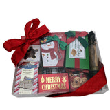 Christmas & Holiday Gift Box with Chocolates, Cocoa, Cookies & Coffee